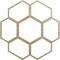 Ekena Millwork Florin Wood Fretwork Pierced Ceiling Medallion, Birch, 26"OD x 11 1/8"ID x 1/4"T CMWP26X26X0250FOBI - alternate 1